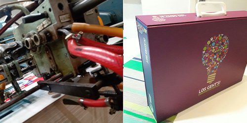 Colaboradores proveedores en fabricación a medida trabajando en taller de producción industrial