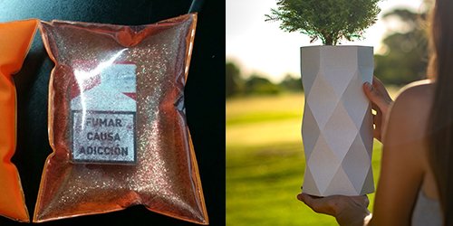 Resultado final: producto promocional desarrollado por A1Pack Diseñador industrial de A1Pack analizando planos técnicos para el desarrollo de un nuevo producto.